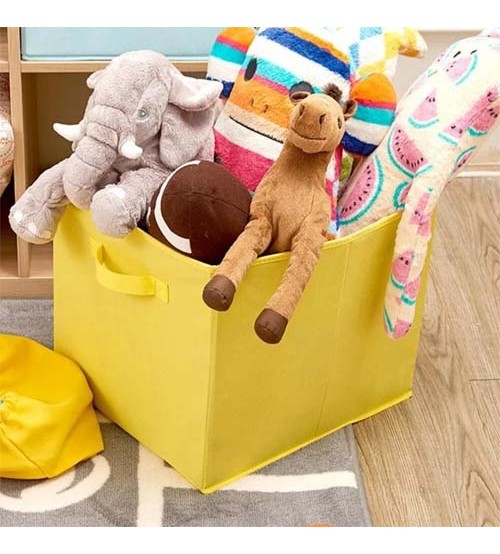 New Non-woven Fabric Folding Cube Storage Drawer Box for Home Clothing Books Toy Storage Box 1Pcs